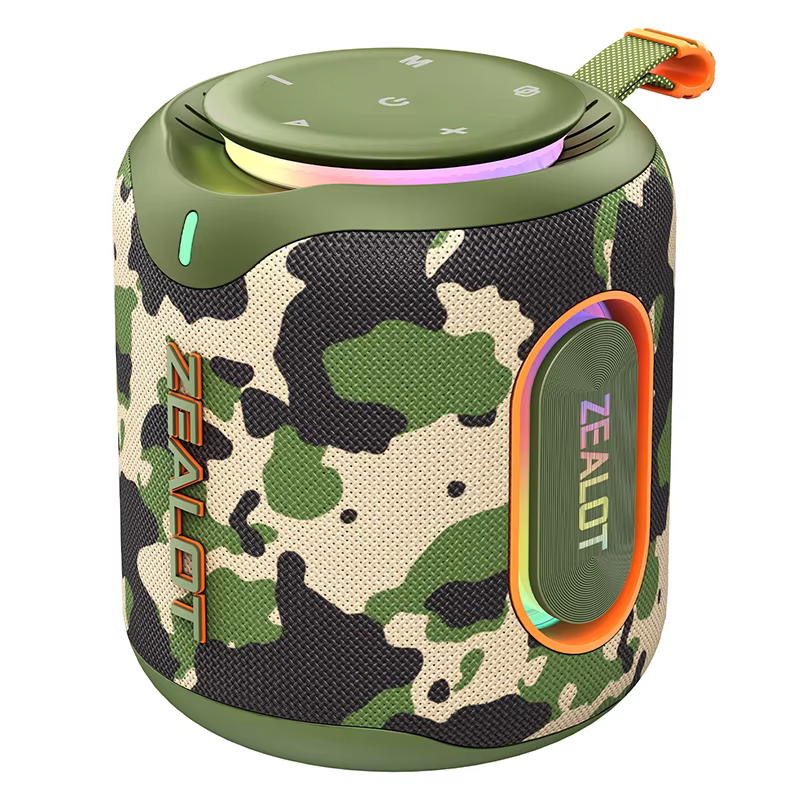 ZEALOT M1 30W Portable for Bluetooth Speaker IPX6 Waterproof with RGB Light - Image 10